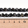 Dyed Natural Sesame Jasper Beads Strands G-T139-8mm-47B-5