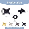 16Pcs 4 Colors Alloy Shoelace Charms FIND-HS0001-17-2