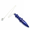 Natural Lapis Lazuli Dowsing Pendulum Big Pendants PW-WG71136-01-1