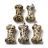 Natural Dalmatian Jasper Pendants G-K353-02P-04-1