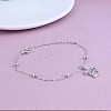 Summer Beach Alloy Hollow Sea Turtle Charm Satellite Chain Anklets for Women FS-WGD5AB4-01-2
