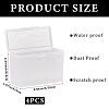 Plastic Card Storage Boxes with Hinged Lids LS-CON-WH20010-06A-2