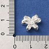 Brass Micro Pave Clear Cubic Zirconia Beads KK-G503-13S-3