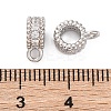Brass Micro Pave Cubic Zirconia Spacer Beads KK-Z084-04P-3