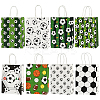 16Pcs 8 Styles Football Printed Paper Tote Bags ABAG-SP0001-55-1