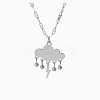Non-Tarnish 304 Stainless Steel Pendant Necklaces OF5364-2-2