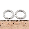 Non-Tarnish 304 Stainless Steel Split Key Rings STAS-Q314-01C-P-3