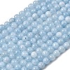 Natural Chalcedony Beads Strands G-S333-8mm-004-1-1