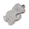Non-Tarnish 201 Stainless Steel Pendants STAS-C095-18P-2
