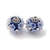 Handmade Resin Indonesia Round Beads IPDL-P005-21AS-01-1