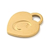 Ion Plating(IP) 304 Stainless Steel Pendants FIND-M017-01G-C-2