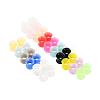 32Pcs 16 Colors Silicone Glitter Thin Ear Gauges Flesh Tunnels Plugs FIND-YW0001-19A-7