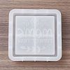 Square Mother's Day Word MOM DIY Tray Silicone Molds DIY-G112-02C-3