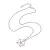 Stainless Steel Macrame Pouch Empty Stone Holder for Pendant Necklace Making NJEW-JN04532-03-1