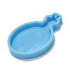 Bottle with Skull & Bone Pendant Silicone Molds DIY-M034-26-3