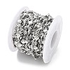 304 Stainless Steel Heart Link Chains CHS-N009-01A-P-2