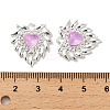 Rack Plating Alloy Rhinestones Pendants PALLOY-D028-03B-S-RS-3