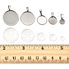 DIY 304 Stainless Steel Tray Pendants Making Kits DIY-FS0008-83-5