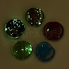 Luminous Handmade Gold Sand Lampwork Beads FOIL-T006-02-2