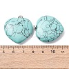 Synthetic Turquoise Pendants G-Z113-05-3