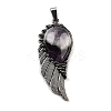 Natural Amethyst Big Pendants G-G112-02AS-14-1