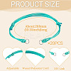 20Pcs Waxed Polyester Cord Bracelet Making AJEW-TAC00084-4