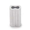 Aluminum Slide Charms/Slider Beads ALUM-WH0164-58-1mm-2
