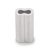 Aluminum Slide Charms/Slider Beads ALUM-WH0164-58-1mm-2