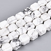 Natural Howlite Beads Strands G-N353-03A-07-2