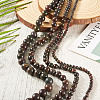 4 Strands 4 Styles Natural Polychrome Jasper & Picasso Stone & Picasso Jasper Bead Strands G-TA0002-16-5