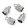 Non-Tarnish 304 Stainless Steel Cord Ends STAS-Z084-07P-03-1