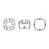Preciosa® MAXIMA Crystal in Sew-On Cup Y-PRC-SS29-90070-G-2
