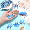 7 Pairs 1 Styles Acrylic Dangle Earrings EJEW-CJ0001-06-4