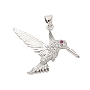 Brass Micro Pave Cubic Zirconia Pendants KK-A228-04P-1
