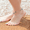 1Pc Stainless Steel & Natural Gemstone Multi-strand Bracelets for Women BJEW-LP0003-28-1