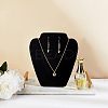 Flocked Cloth with Paperboard Jewelry Display Stands LS-NDIS-FG0001-02-5
