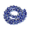 Handmade Foil Lampwork Beads Strands FOIL-T008-06D-1