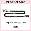 Handmade Weaving Cotton Waist Chain Belts for Women Ladies Dress AJEW-WH20017-73D-2