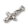 Non-Tarnish 304 Stainless Steel Pendants STAS-M322-14P-2