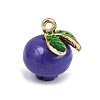 Fruit Alloy Enamel Charms ENAM-P264-02B-G-2