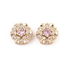 Rack Plating Brass Micro Pave Cubic Zirconia Beads KK-F879-03G-02-1