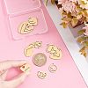 6Pcs 6 Style 304 Stainless Steel Pendants STAS-PH0004-43-3