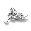 Cartoon Platinum Zinc Alloy Enamel Pin LS-JEWB-D068-03P-02-2
