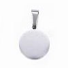 Non-Tarnish 304 Stainless Steel Pendants LS-STAS-H355-22P-2