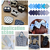 28Pcs 2 Styles Cotton Fabric DIY-PH0036-28-5