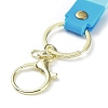 Transparent Rainbow PVC Plastic Wrist Strap Keychains LS-AJEW-M219-01A-G-2