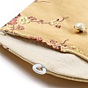 Chinese Style Floral Cloth Jewelry Storage Pouches LS-AJEW-D065-01B-02-3