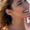 64Pcs 8 Style Brass Linking Rings KK-BC0009-44-5