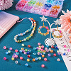  300Pcs 15 Colors Transparent Acrylic Beads MACR-TA0001-29-6