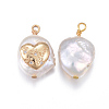 Natural Cultured Freshwater Pearl Pendants PEAR-L027-36A-2